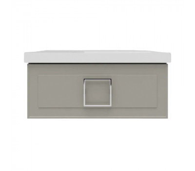 Тумба под раковину подвесная La Fenice Cubo FNC-01-CUB-С-90, бежевая 