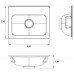Раковина для мебели Emco Vanity units 9577 114 41 Белый 