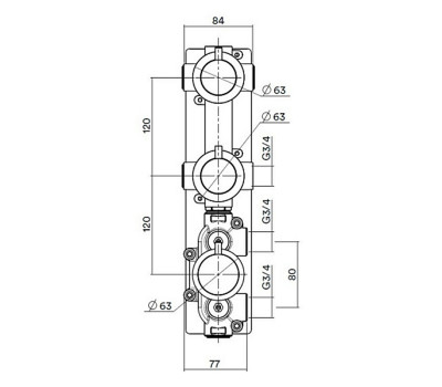 Встраиваемая часть QuadroDesign   IN049  