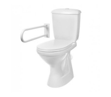 Унитаз-компакт Оскольская керамика Персона Стандарт с откидным окрашенным поручнем, сиденье полипропилен, белый 42301120012 Унитаз-компакт Оскольская керамика Персона Стандарт с откидным окрашенным поручнем, сиденье полипропилен, белый 42301120012