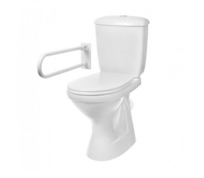 Унитаз-компакт Оскольская керамика Персона Стандарт с откидным окрашенным поручнем, сиденье полипропилен, белый 42301120012 Унитаз-компакт Оскольская керамика Персона Стандарт с откидным окрашенным поручнем, сиденье полипропилен, белый 42301120012