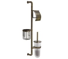 Стойка / Набор держателей WasserKRAFT Exter K-5200 1458 Светлая бронза Стойка / Набор держателей WasserKRAFT Exter K-5200 1458 Светлая бронза