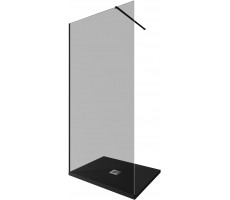 Душевая перегородка Allen Brau Infinity 1 100 3.21016.BBA.T черный браш 