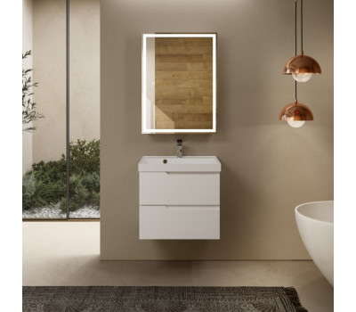 Тумба под умывальник AQUAme AQM900360WH Белый глянец 