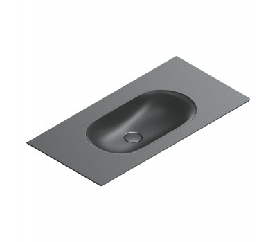 Раковина консоль 100x50 Catalano Sfera 521010022 черный матовый 