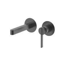 Смеситель для раковины DQ Bonn встраиваемый настенный графит DA1704406 Смеситель для раковины DQ Bonn встраиваемый настенный графит DA1704406