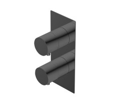 Термостат встраиваемый, внешняя часть на 2-3 источника Ritmonio Diametro35 PR47HG101BLX  