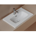 Раковина мебельная накладная SANCOS Compact CN7025 (610x395x170) цвет белый 
