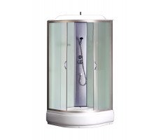 Душевая кабина 80х80 см LORANTO CS-6680-25 F матовое стекло 4мм, поддон 25 см 