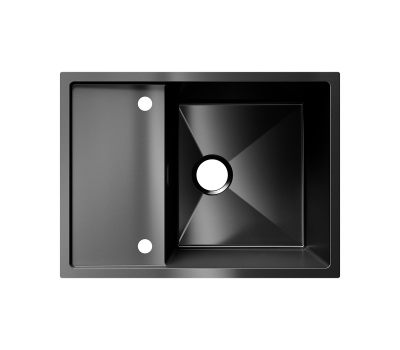 Мойка ULGRAN STEEL 680 Х 500, цвет «вороненая сталь» US 680-003 