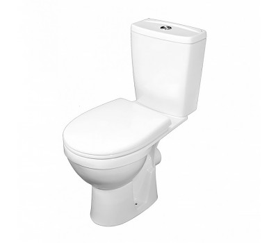 Унитаз-компакт Rosa Рио двухрежимный, сиденье полипропилен, белый CS00094177 