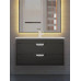 Тумба под раковину для ванной подвесная Uperwood Modul 75х44,4х55 см, черная матовая 2930205153 Тумба под раковину для ванной подвесная Uperwood Modul 75х44,4х55 см, черная матовая 2930205153