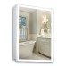 Зеркало-шкаф Azario Киото 60х15х80 Подвесной, Белый LED00002359 