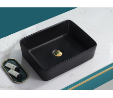Умывальник CeramaLux 9103MB черный матовый 