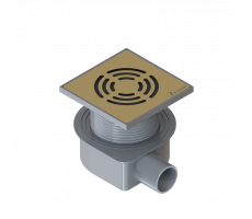 Душевой трап SMART DESIGN 10x10 cm, МАТ. ЗОЛОТО Boheme 984-10-MG Душевой трап SMART DESIGN 10x10 cm, МАТ. ЗОЛОТО Boheme 984-10-MG