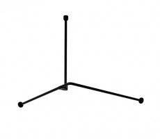 Карниз для ванной WasserKRAFT Elbe SC-729000 729090 черный матовый 