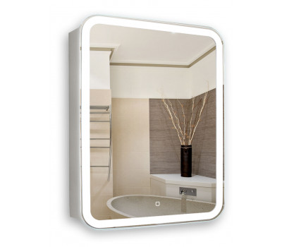 Зеркало-шкаф Azario Фиджи 60х15х75 Подвесной, Белый LED00002364 