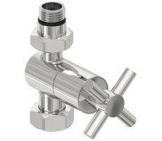 Вентиль Сунержа G 1/2" НР х G 3/4" НГ прямой крест цвет-сталь (без покрытия) 00-1409-1234 