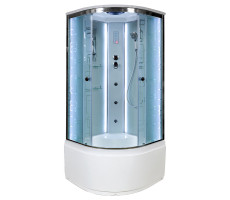 Душевая кабина AvaCan EM5011 LED с гидромассажем Хром 