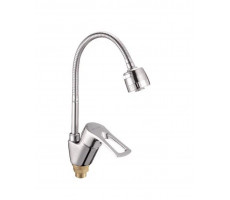 Смеситель для кухни с гибким изливом Shevanik S5143, хром