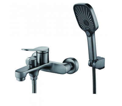 Смеситель для ванны Shevanik S6202T, оружейная сталь