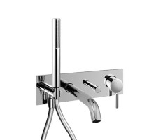 Смеситель для ванны Fantini Nostromo 50 02 E321B Хром Смеситель для ванны Fantini Nostromo 50 02 E321B Хром