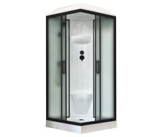 Душевая кабина Royal Bath  RB 80HP6-WC-BL (белое/матовое) 