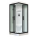Душевая кабина Royal Bath  RB 80HP6-WC-BL (белое/матовое) 