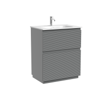 Тумба напольная SANCOS Folk Floor, 690х445х850, c двумя ящиками оснащенными доводчиками, Ergraut soft, арт.FL70FES Тумба напольная SANCOS Folk Floor, 690х445х850, c двумя ящиками оснащенными доводчиками, Ergraut soft, арт.FL70FES