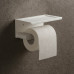 Держатель для туалетной бумаги с полочкой Knotlor PH102WY белый матовый 