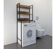 Стеллаж для стиральной машины Comforty дуб тёмно-коричневый 00-00011201 