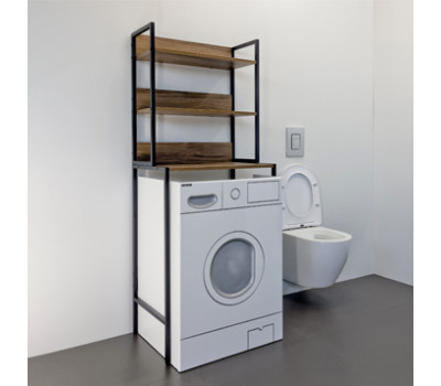 Стеллаж для стиральной машины Comforty дуб тёмно-коричневый 00-00011201 Стеллаж для стиральной машины Comforty дуб тёмно-коричневый 00-00011201