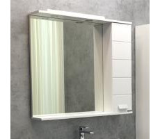 Зеркало-шкаф Comforty Модена 90М белый 00-00001641 