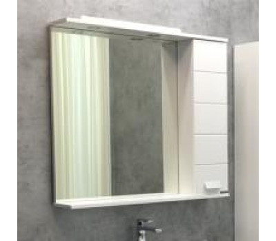 Зеркало-шкаф Comforty Модена 90М белый 00-00001641 