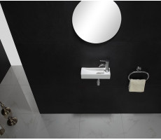 Умывальник CeramaLux 9048FL белый 