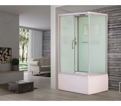 Кабина душевая 100х80 ESBANO ELEGANCIA ES-108 CKRB левый ESKB108CKRBL