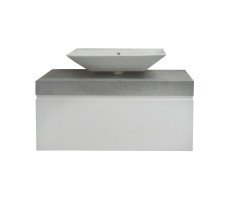 Комплект Azario Тумба LATINA 100 с раковиной Top Counter 65 Комплект Azario Тумба LATINA 100 с раковиной Top Counter 65