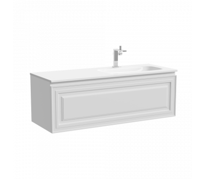 Тумба подвесная SANCOS Very правая 1195х445х406, c одним ящиком оснащенным доводчиками, Bianco , арт.VR120RW Тумба подвесная SANCOS Very правая 1195х445х406, c одним ящиком оснащенным доводчиками, Bianco , арт.VR120RW