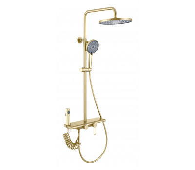 Душевая стойка OLIVE'S KABRERA 4 потока, золото 37294KBG золотой Душевая стойка OLIVE'S KABRERA 4 потока, золото 37294KBG золотой