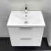 Тумба-умывальник Comforty Лима-60П2 белый матовый с раковиной Como 60 00-00019210 