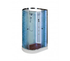 Душевая кабина AvaCan EM2012 N R LED с гидромассажем Хром 