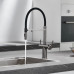 Смеситель для кухни с подключением фильтра для воды Rose R358T, оружейная сталь