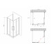 Душевой уголок ABBER Schwarzer Diamant AG02090BH-S90B черный матовый 