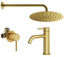 Комплект Plumberia Selection KITXO01OB53 золото брашированное Комплект Plumberia Selection KITXO01OB53 золото брашированное