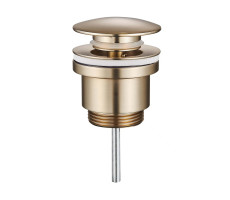 Донный клапан RAGLO для раковины R600.01.03 золотой сатин Донный клапан RAGLO для раковины R600.01.03 золотой сатин