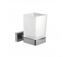 Стакан для ванной комнаты Shevanik SG5612T, оружейная сталь