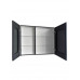 Зеркало-шкаф CONTINENT Mirror Box black Led 1000х800 МВК051 