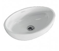 Раковина накладная 53х34 Sanita Luxe Ringo WB.CT/Ringo/53-N/WHT.G/S1