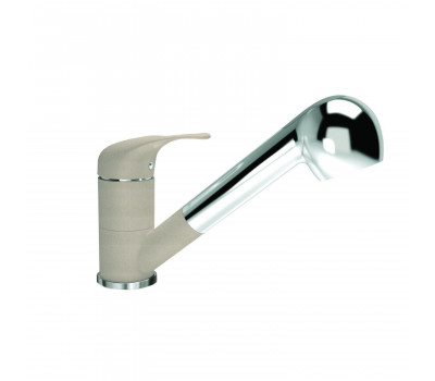 Смеситель для кухни с выдвижным изливом Florentina СИГМА 313.14L.1223.104, бежевый 