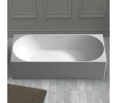 Ванна из искусственного камня ABBER Stein AS9603 белая матовая 